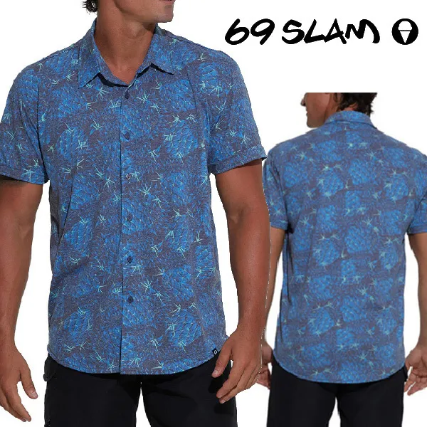 69SLAM  |Tropical Patterns Unisex Blended Fabrics Street Style Cotton