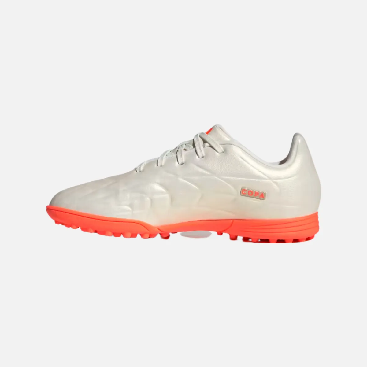 Adidas COPA PURE.3 TURF Kids Unisex Shoes BOY AND GIRL (4-16 YEAR) -Off White/Team Solar Orange/Off White