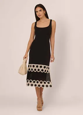 Adrianna Papell Adrianna by Adrianna Papell Crochet Sheath Dress | Grattan