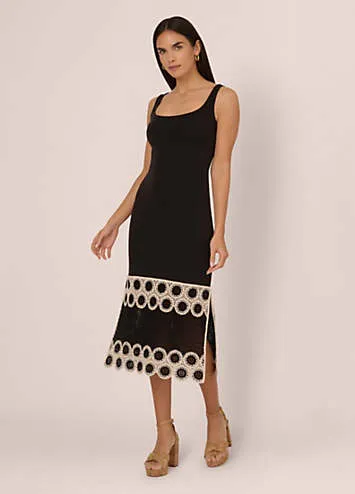 Adrianna Papell Adrianna by Adrianna Papell Crochet Sheath Dress | Grattan