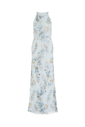 ADRIANNA PAPELL Embroidered blouson gown -                         -                     -                