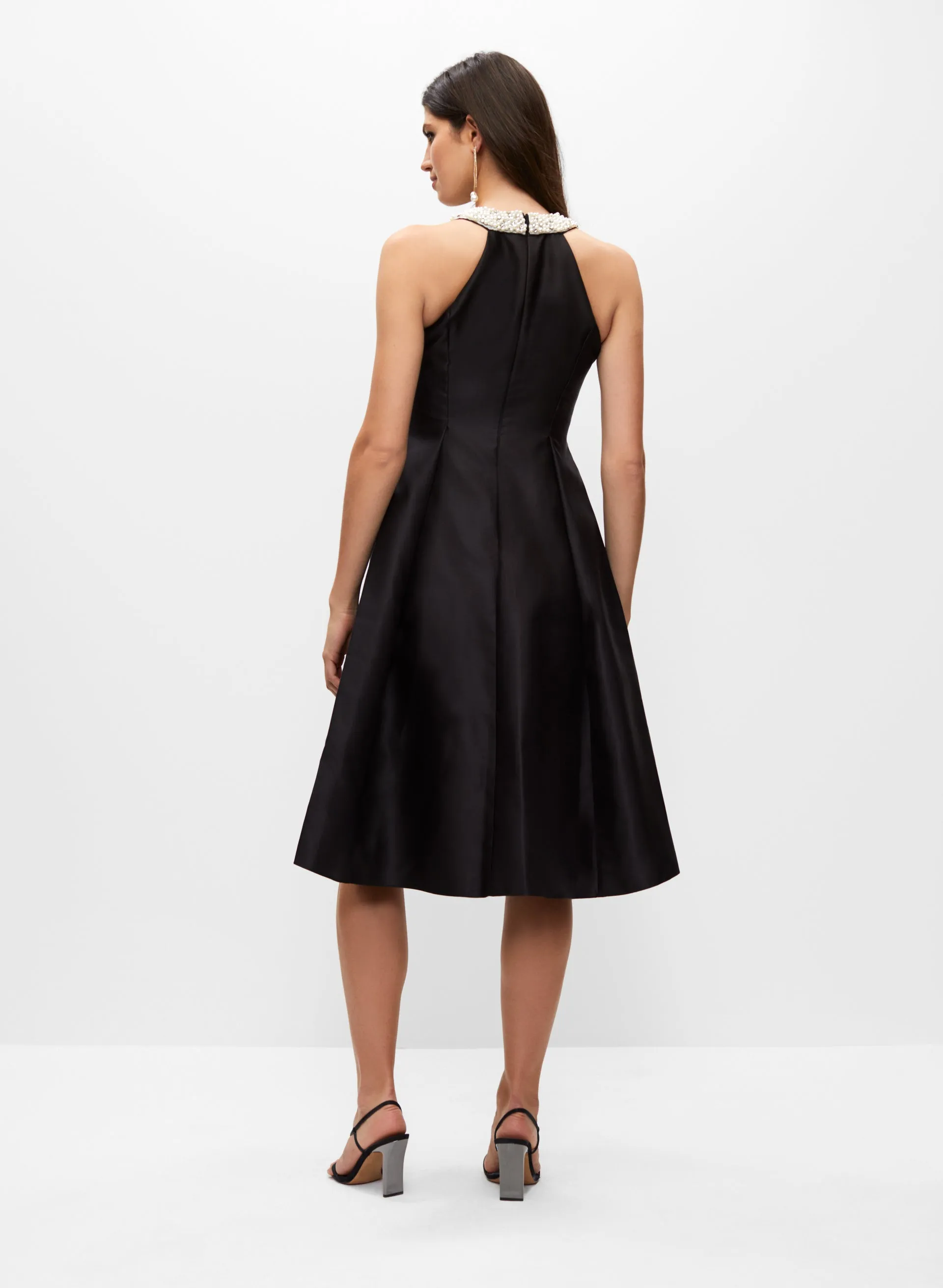 Adrianna Papell - Pearl Neck Dress