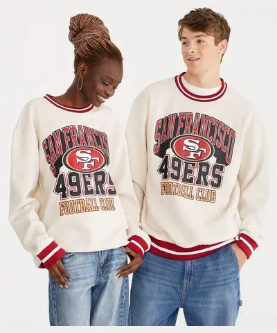 Aeropostale San Francisco 49Ers Crew Sweatshirt