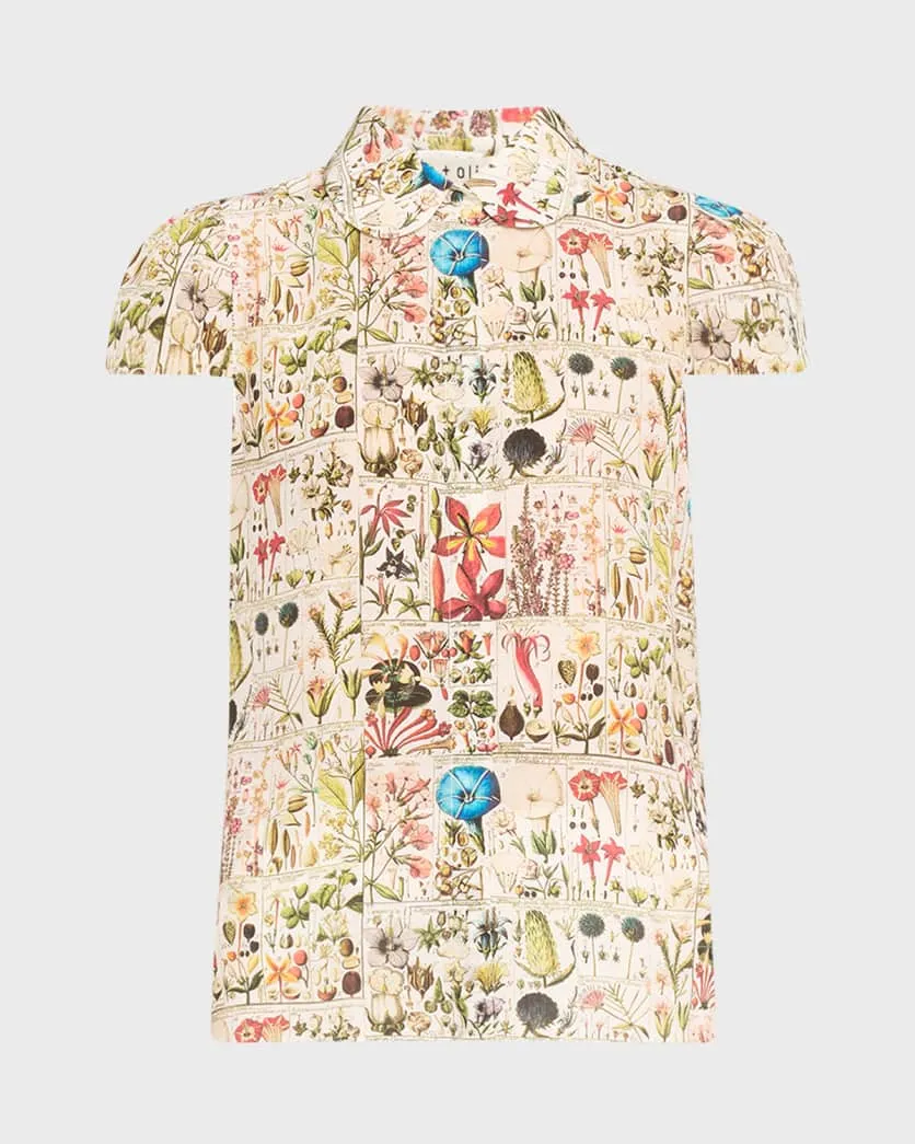 Alice + Olivia - Joy Blouse - Jardin Des Plantes