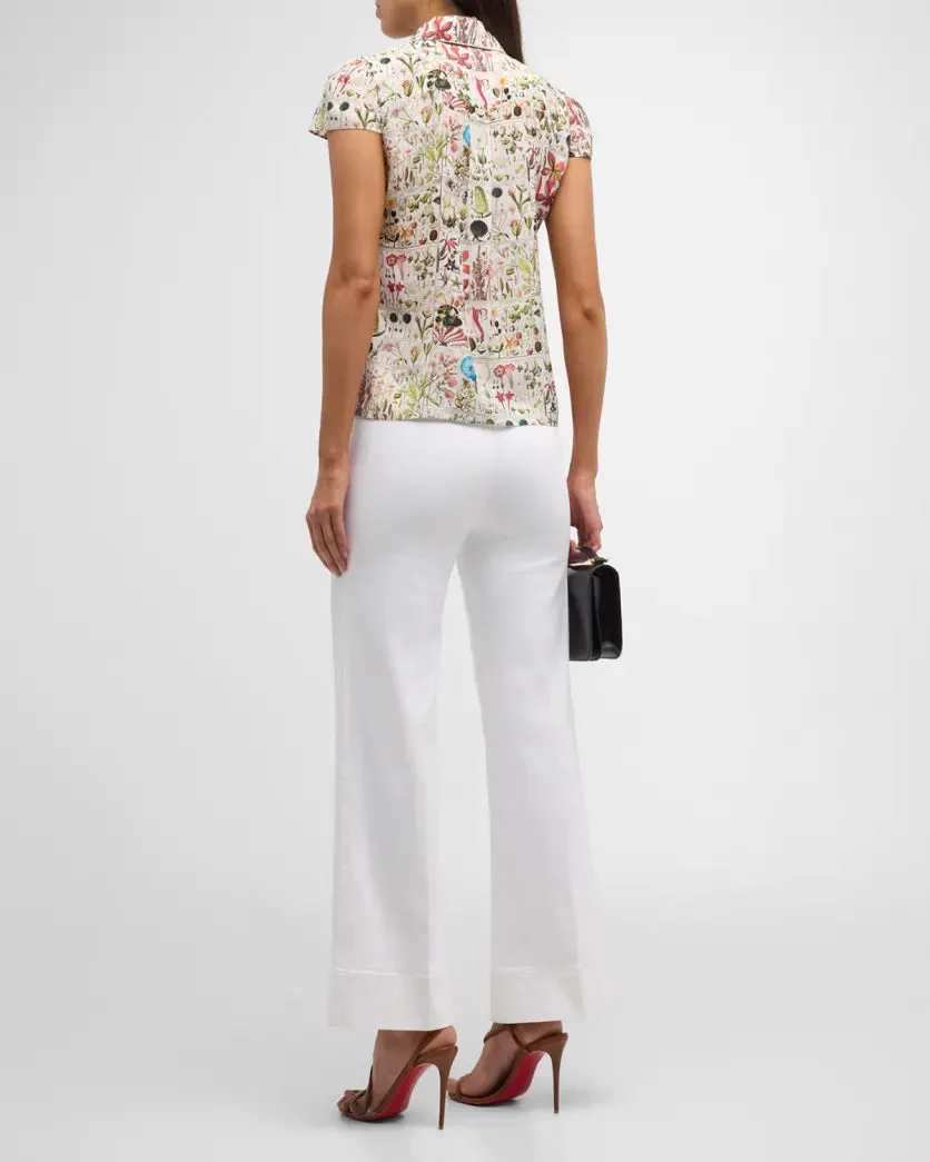 Alice + Olivia - Joy Blouse - Jardin Des Plantes