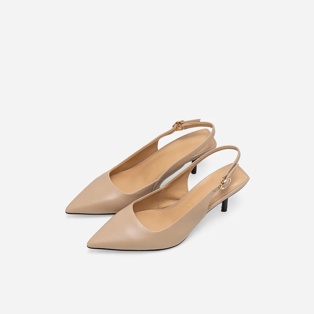 Ally Leather Slingback Pumps