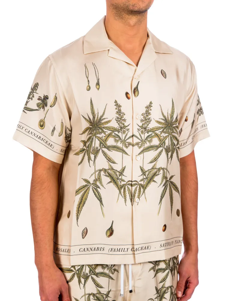 Amiri Botanical Leave Ss Shirt | Credomen