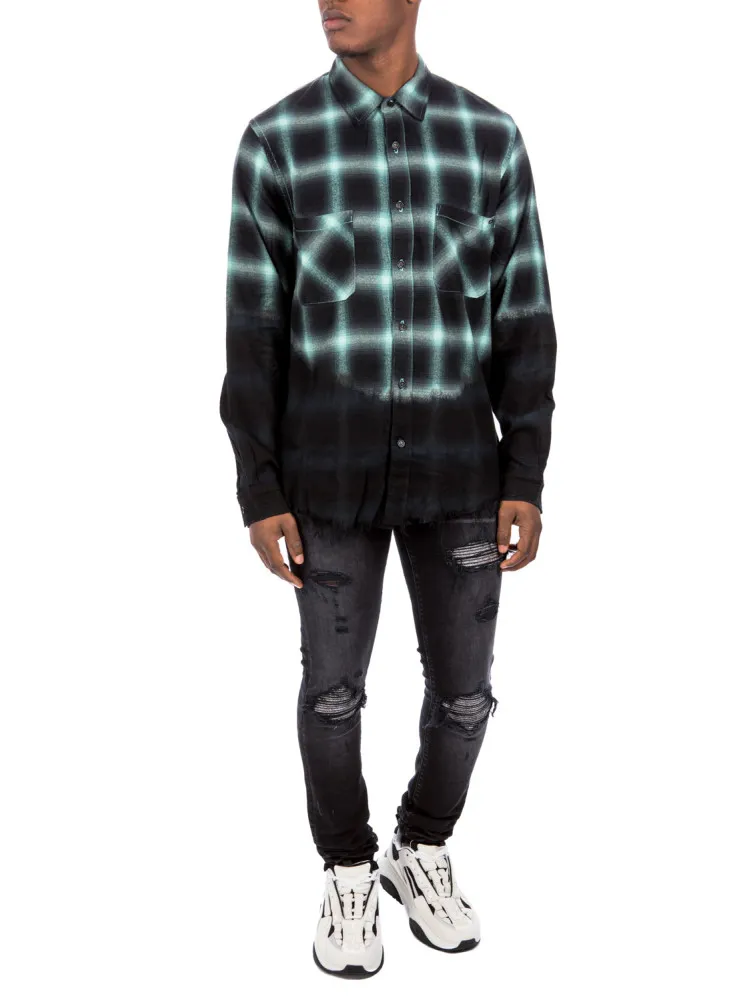 Amiri Dip Dye Shadow Plaid | Credomen