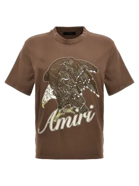 Amiri Eagle T-Shirt Brown