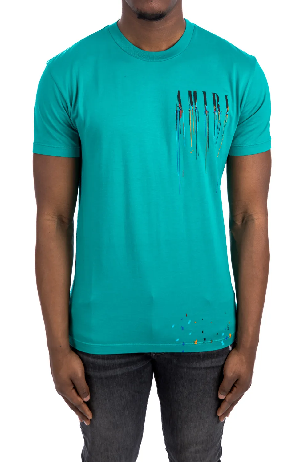 Amiri Paint Drip Core Logo Tee | Credomen