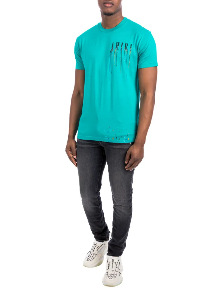 Amiri Paint Drip Core Logo Tee | Credomen