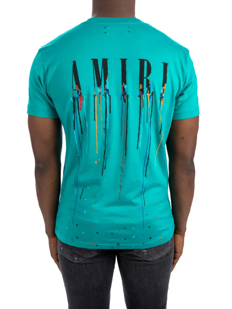 Amiri Paint Drip Core Logo Tee | Credomen