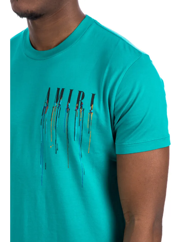 Amiri Paint Drip Core Logo Tee | Credomen