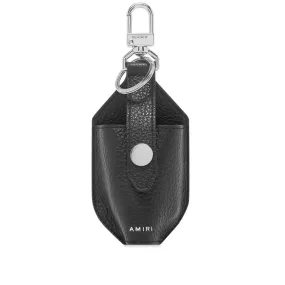 AMIRI Pebbled Hand Sanitizer HolderBlack