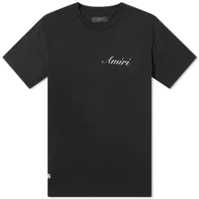 AMIRI Script Logo T-ShirtBlack