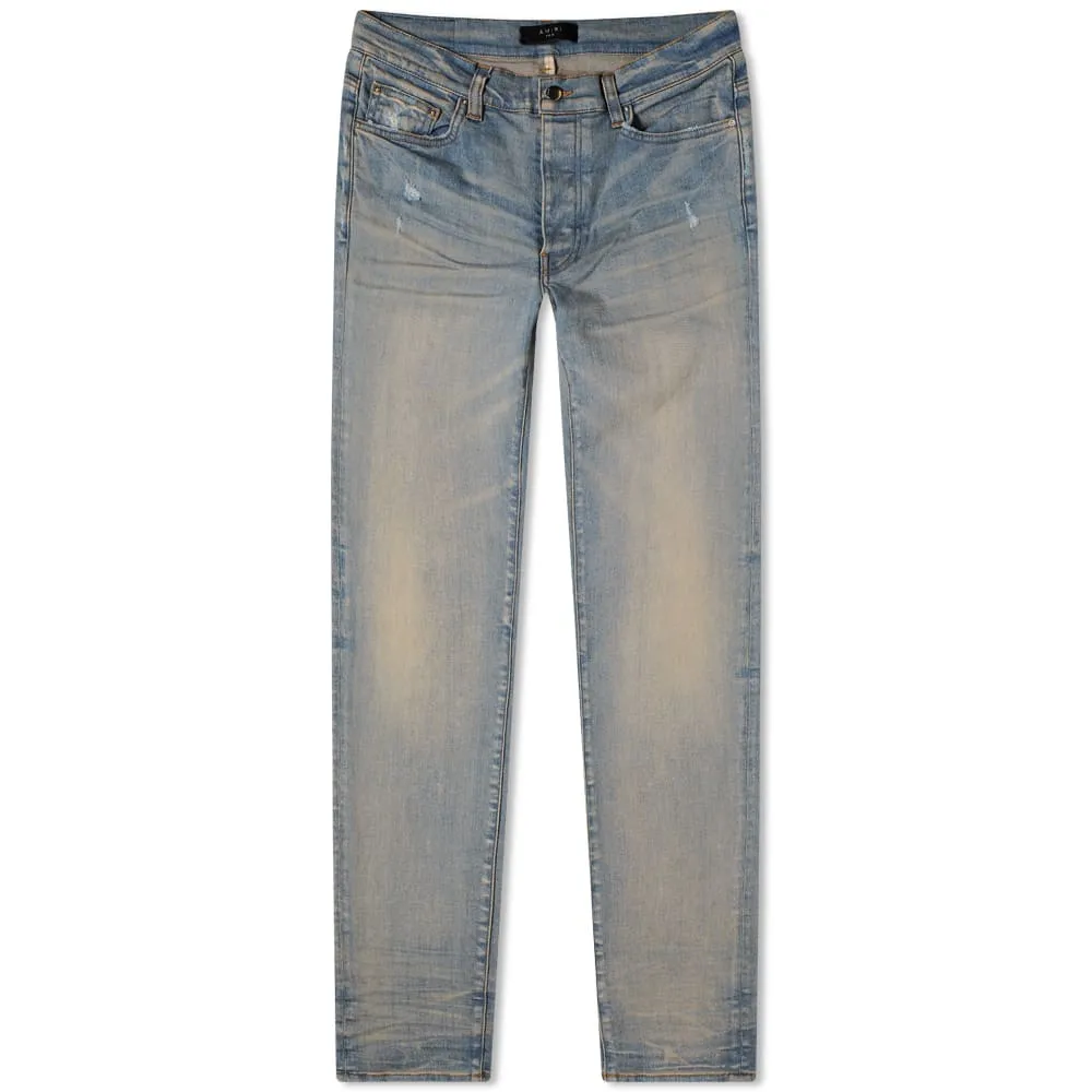 Amiri Stack JeanClay Indigo