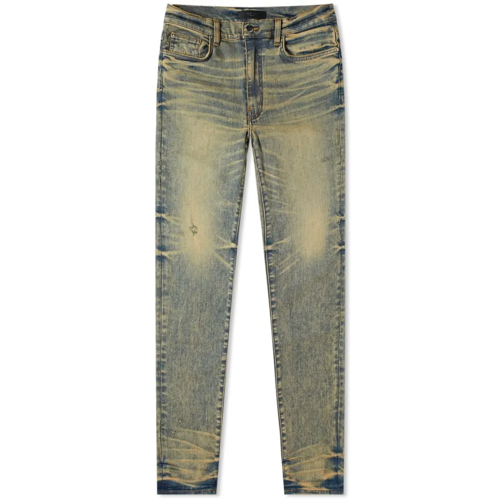 AMIRI Stack JeanDirty Indigo