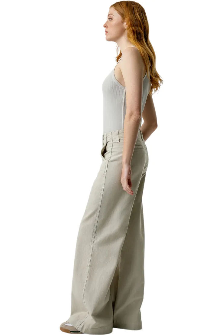 AMO Denim Edith Wide Leg in Pumice