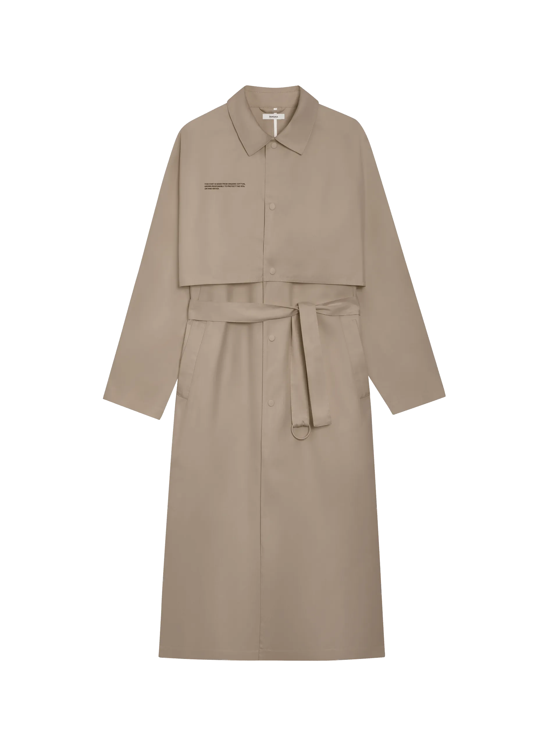 Archive Organic Cotton Trench Coat—taupe