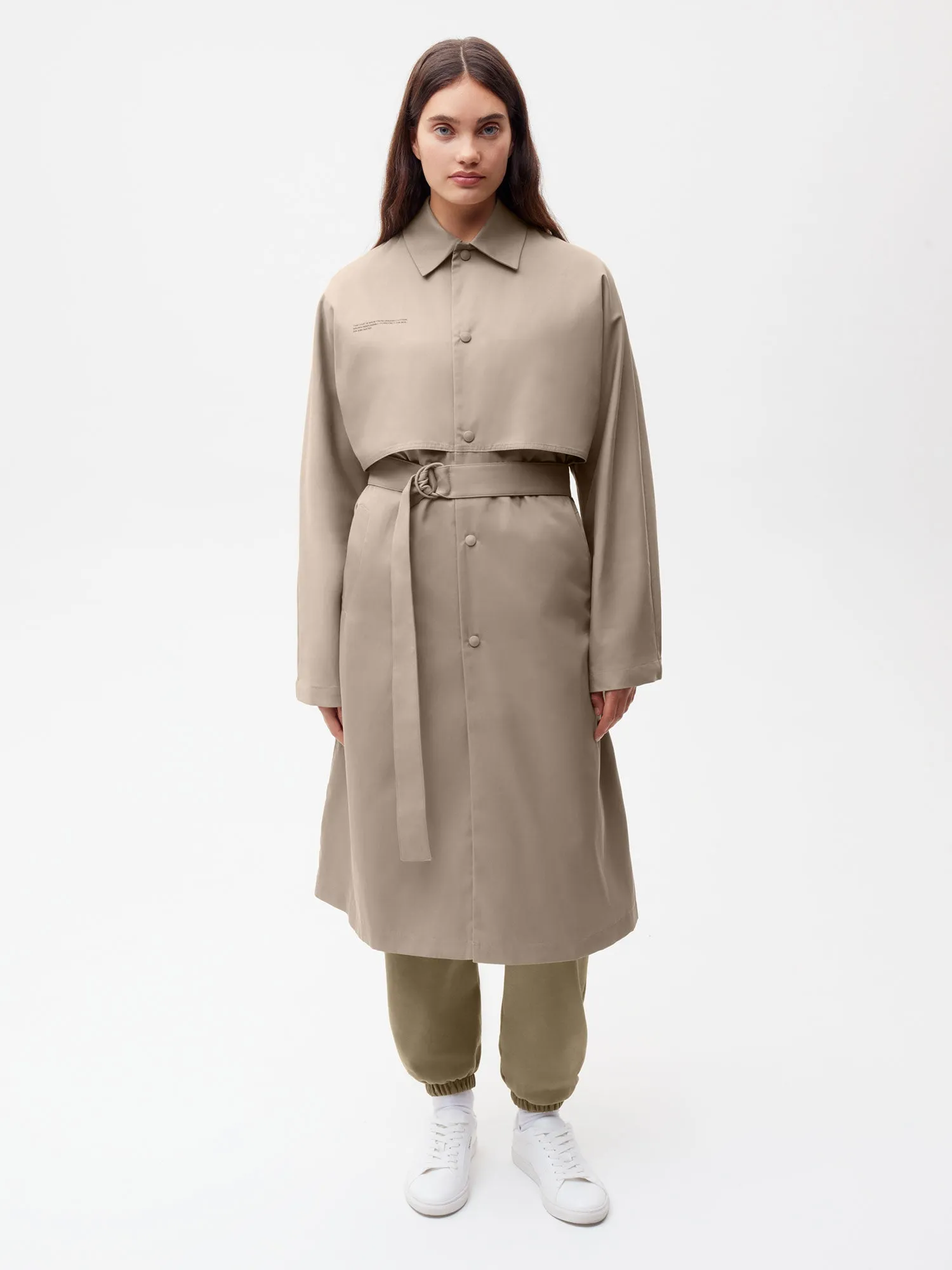 Archive Organic Cotton Trench Coat—taupe