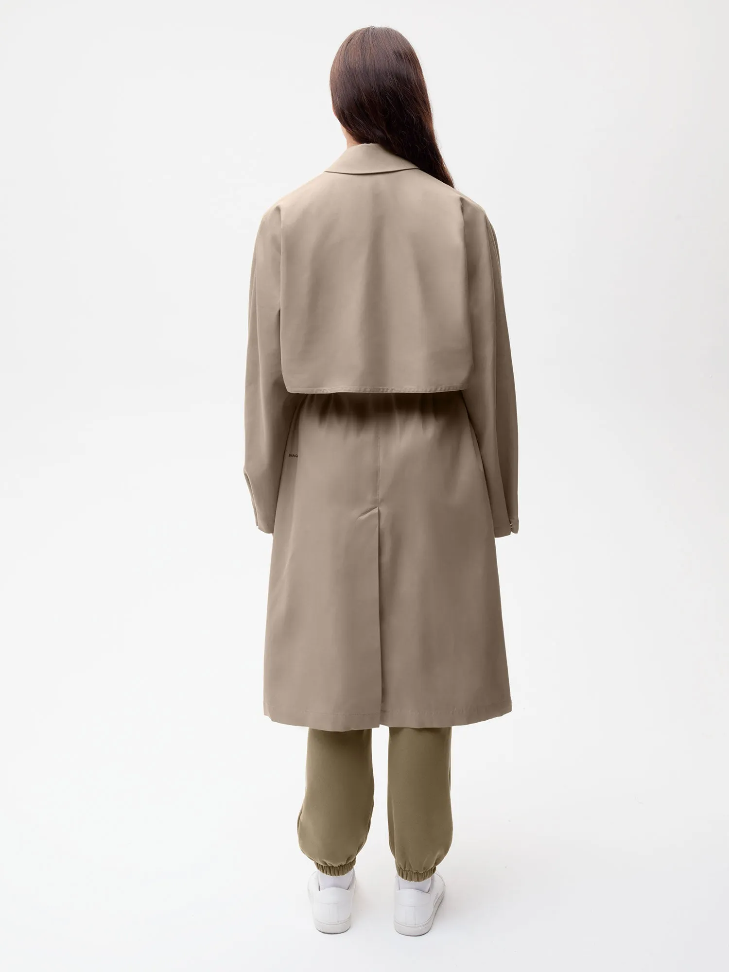 Archive Organic Cotton Trench Coat—taupe