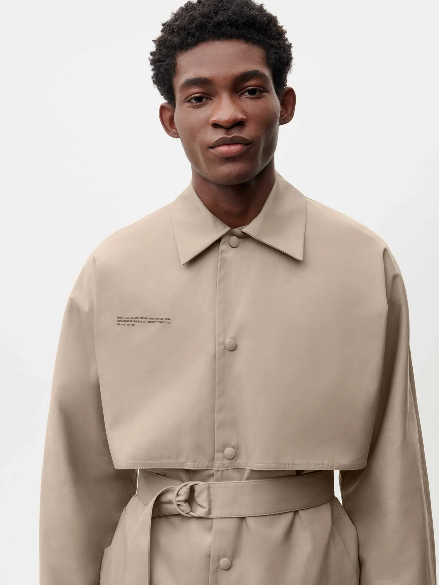 Archive Organic Cotton Trench Coat—taupe