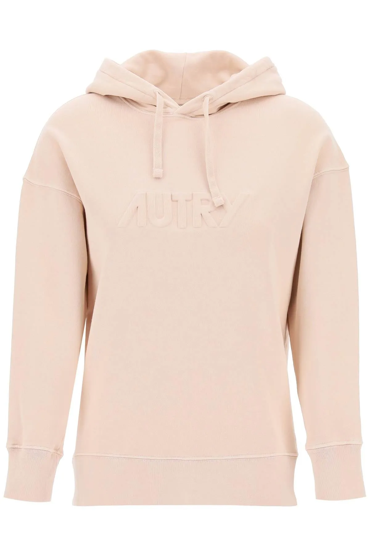 Autry embossed logo hoodie HOPW521R PEONY ROSE