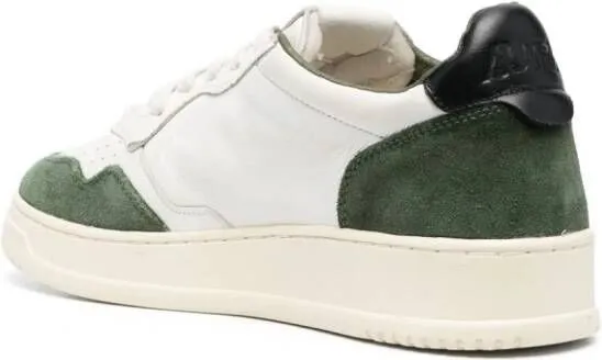 Autry Medalist panelled low-top sneakers White