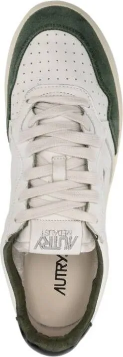 Autry Medalist panelled low-top sneakers White