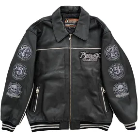 Avirex Leather Varsity Jacket