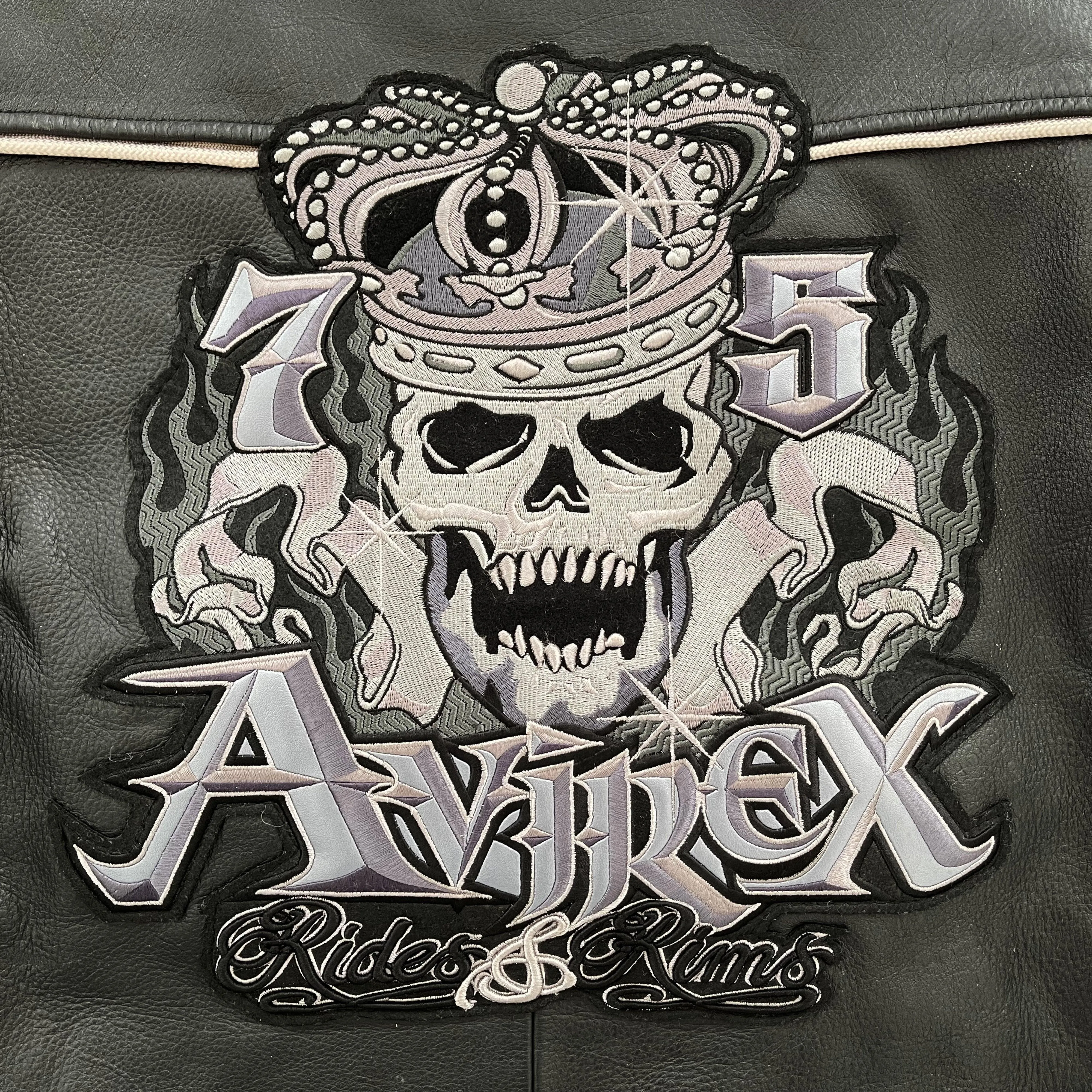 Avirex Leather Varsity Jacket