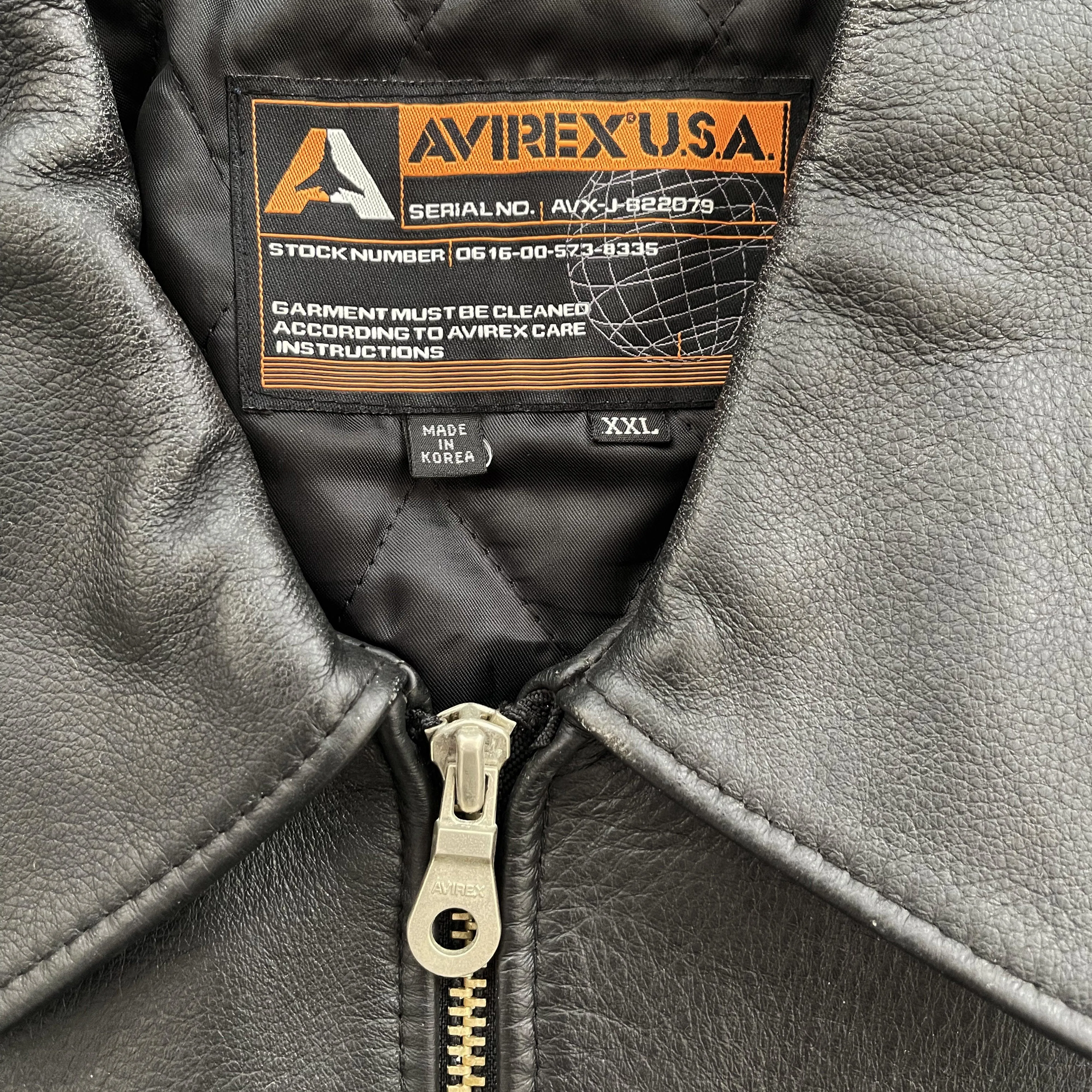 Avirex Leather Varsity Jacket