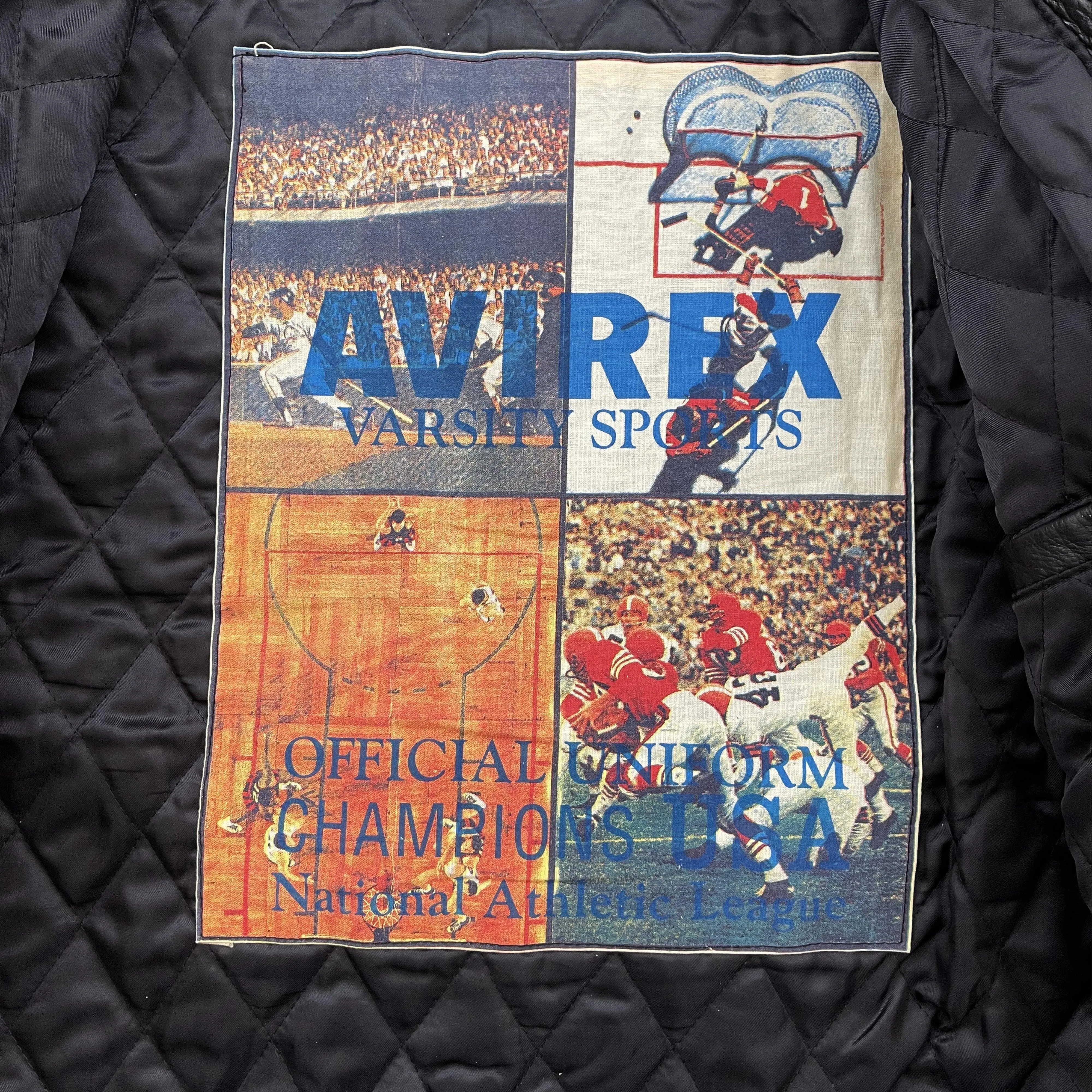 Avirex Leather Varsity Jacket