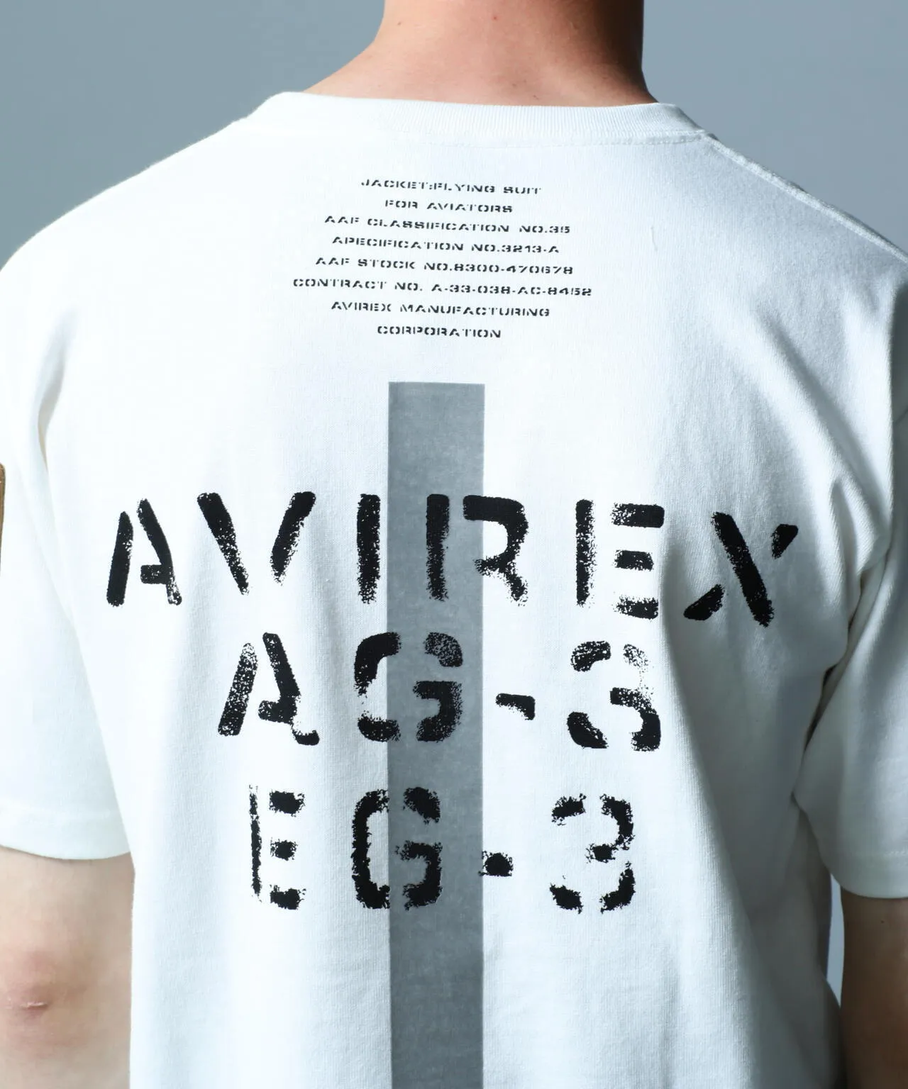 AVIREX  |Unisex Street Style Logo T-Shirts