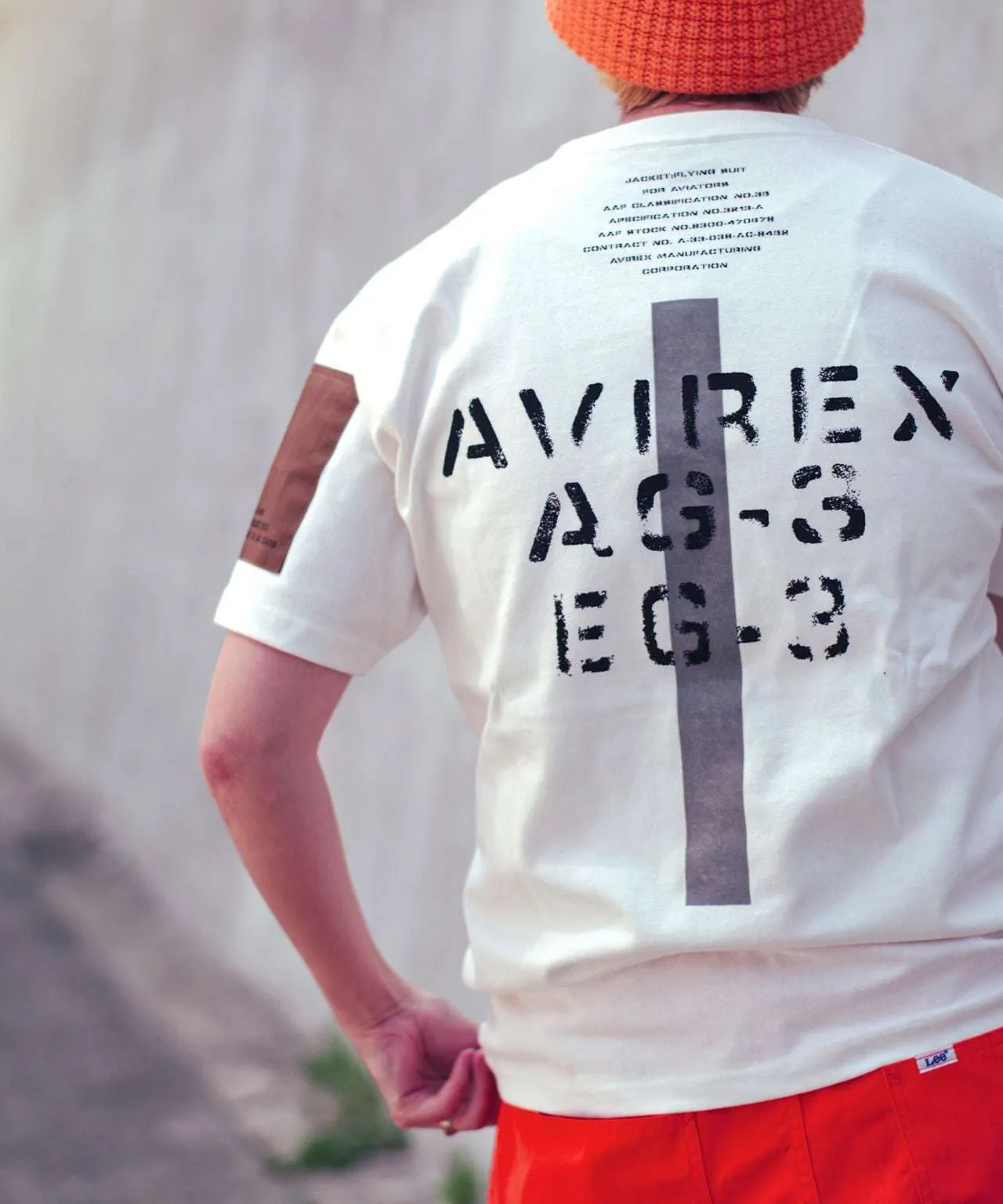 AVIREX  |Unisex Street Style Logo T-Shirts