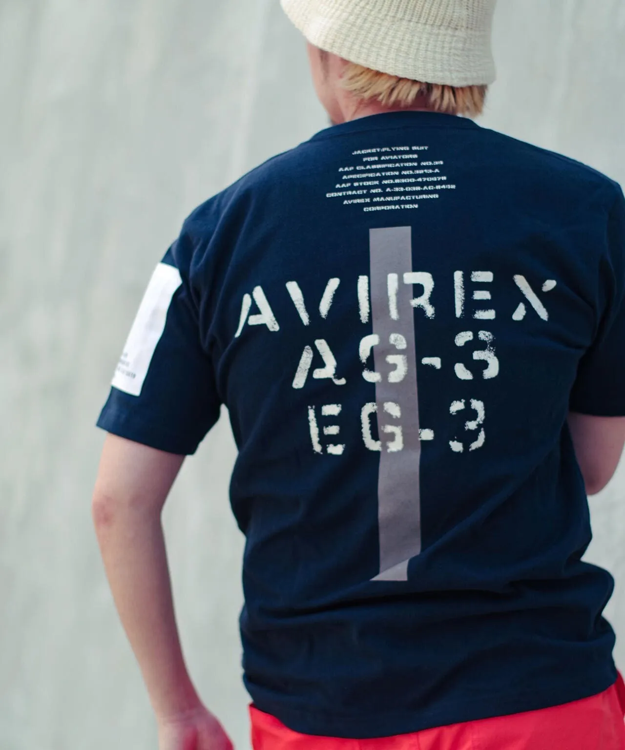 AVIREX  |Unisex Street Style Logo T-Shirts