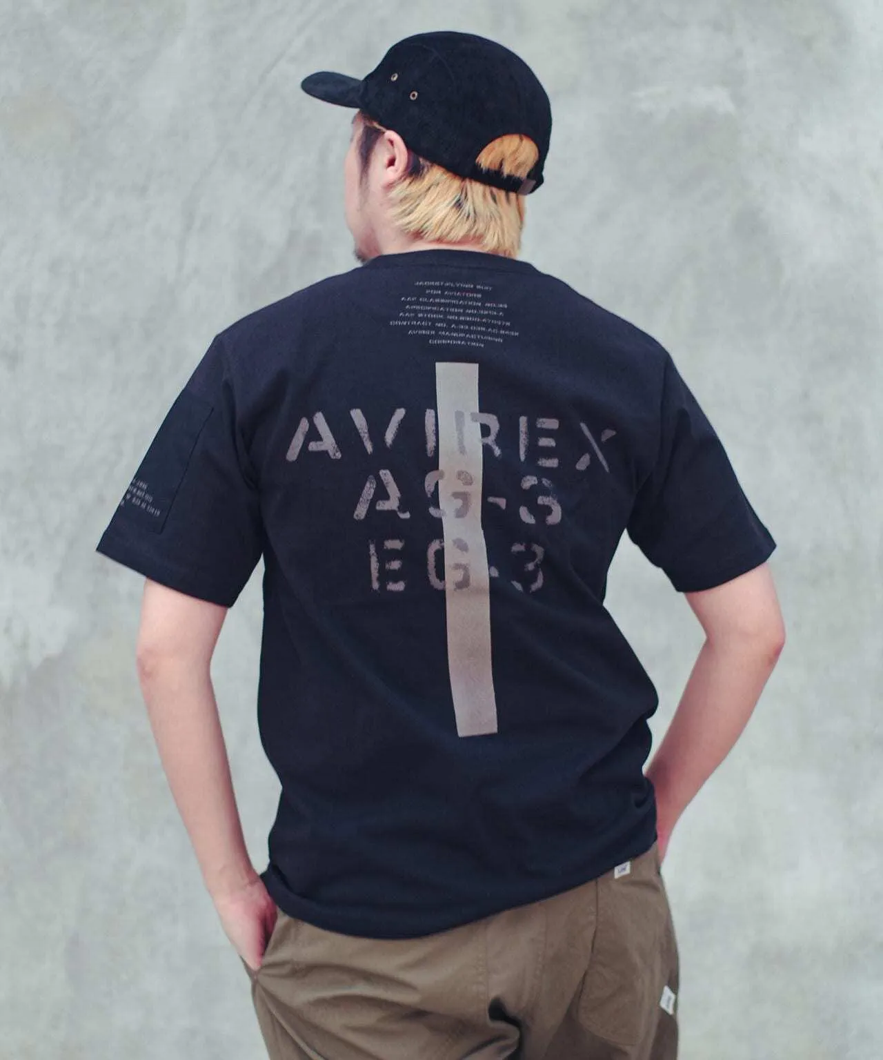 AVIREX  |Unisex Street Style Logo T-Shirts