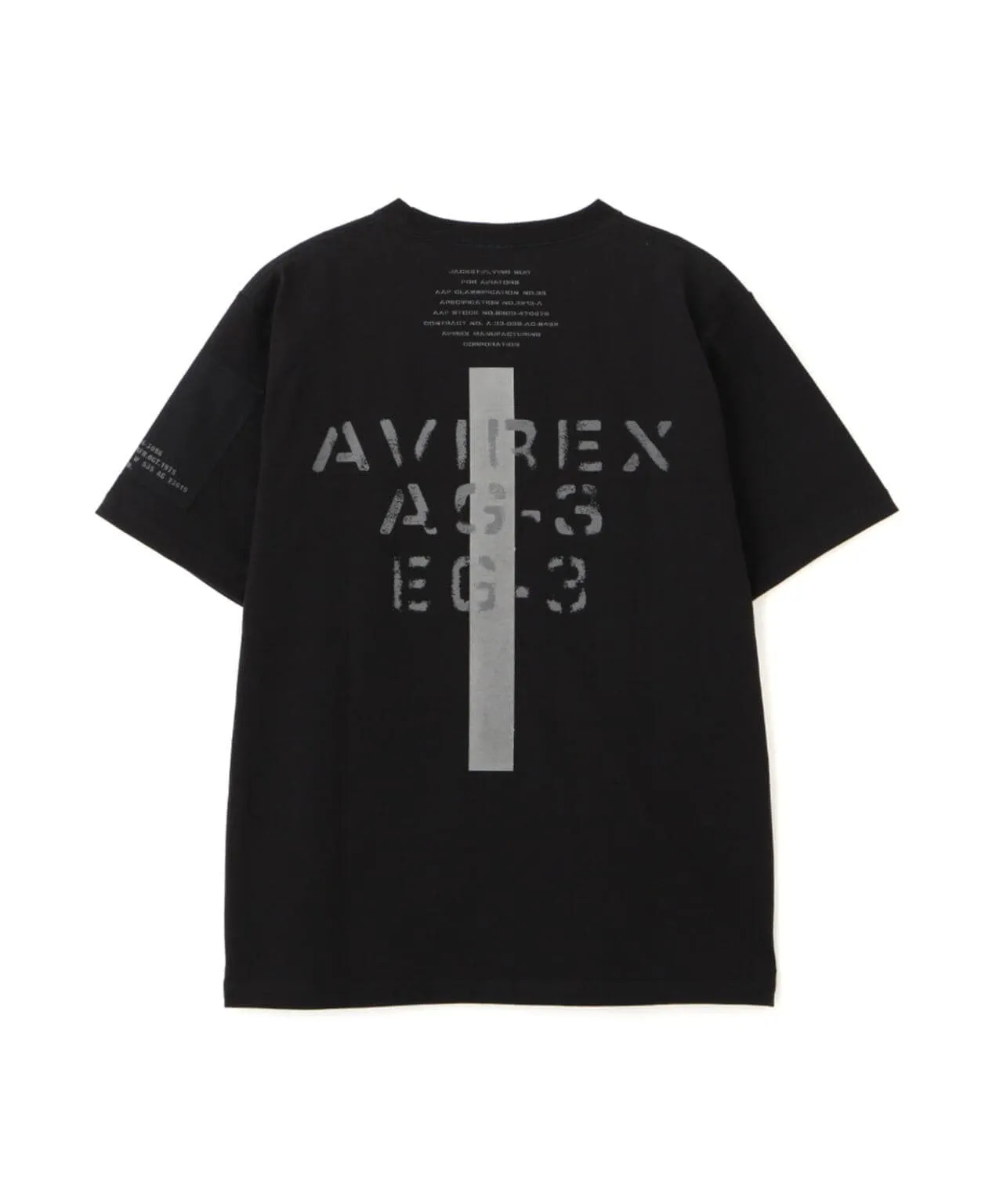 AVIREX  |Unisex Street Style Logo T-Shirts