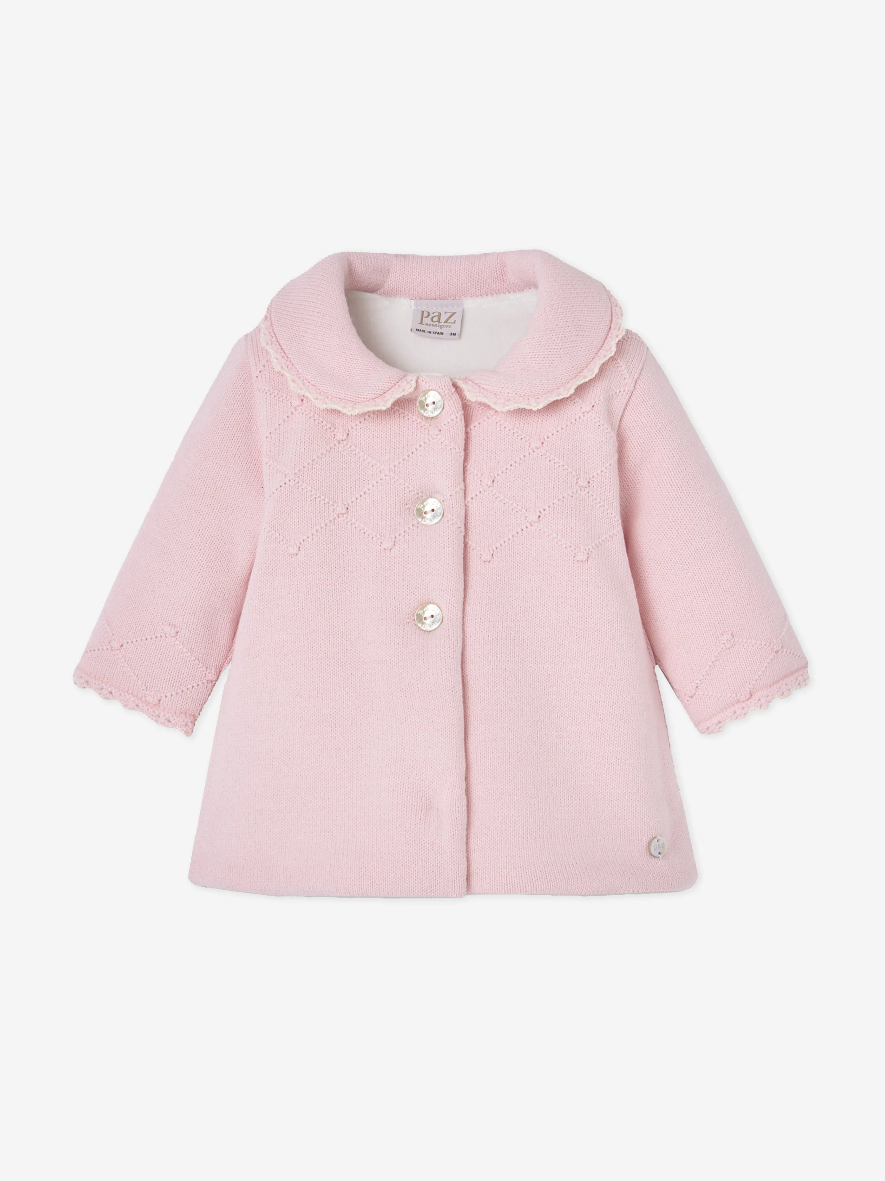 Baby GirlsWool Coat in Pink