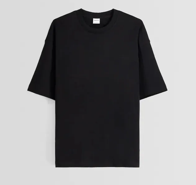 Bershka  |Plain Short Sleeves T-Shirts