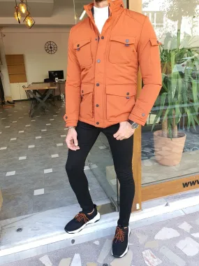 Bojo Slim Fit Orange Jacket