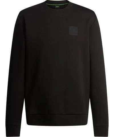 Boss Sweatshirt with drop-needle stitching