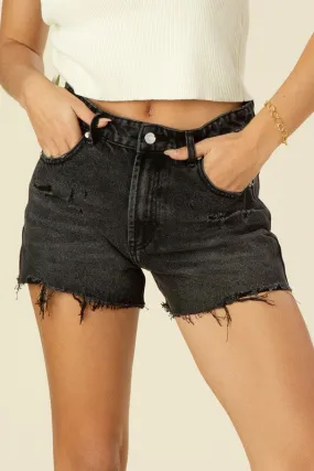 Brynlee Distressed Shorts