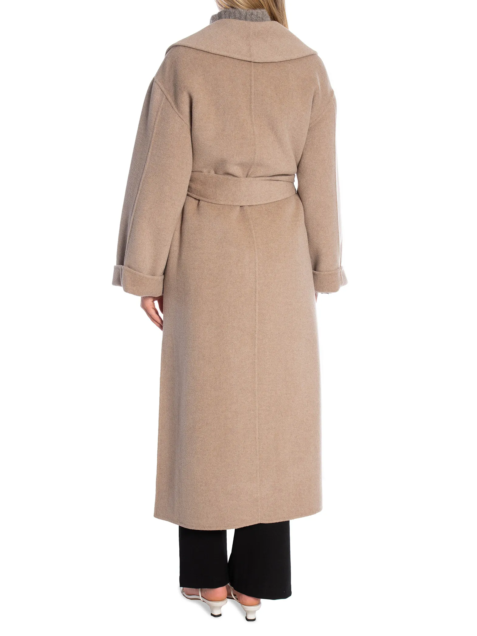 BY MALENE BIRGER COAT TRULLEM GREY BROWN MELANGE