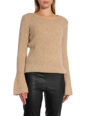 BY MALENE BIRGER SWEATER CYREMA TWILL BEIGE