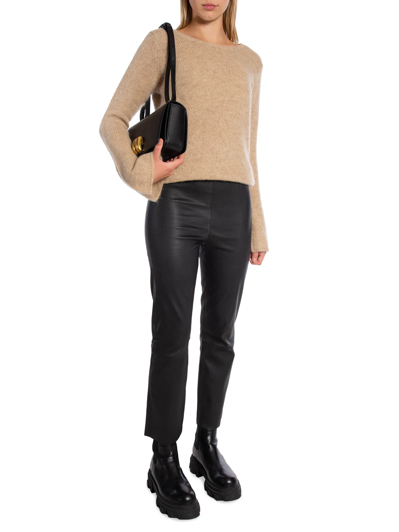 BY MALENE BIRGER SWEATER CYREMA TWILL BEIGE