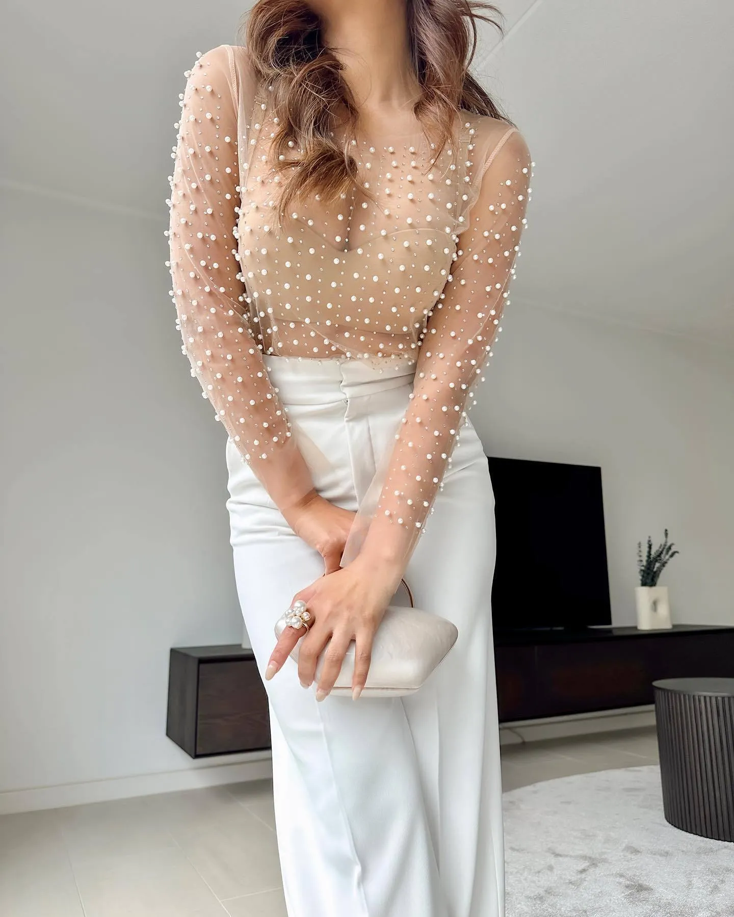 Chicwish  |Casual Style Long Sleeves Party Style Elegant Style