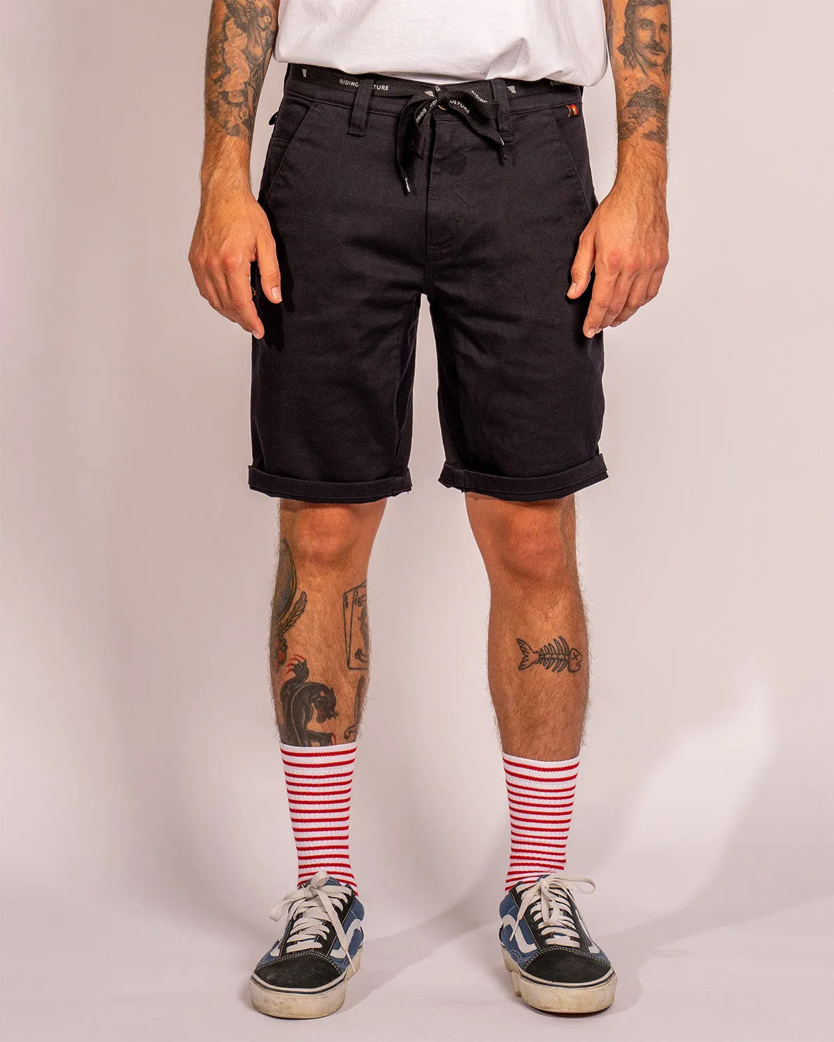 Chino Shorts Men Black