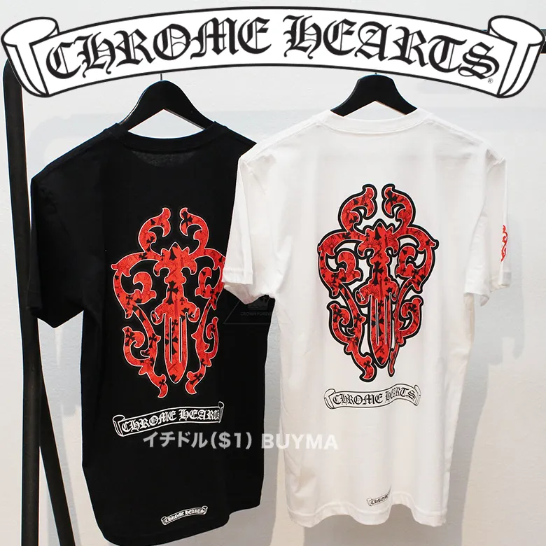 CHROME HEARTS  |Unisex Street Style T-Shirts