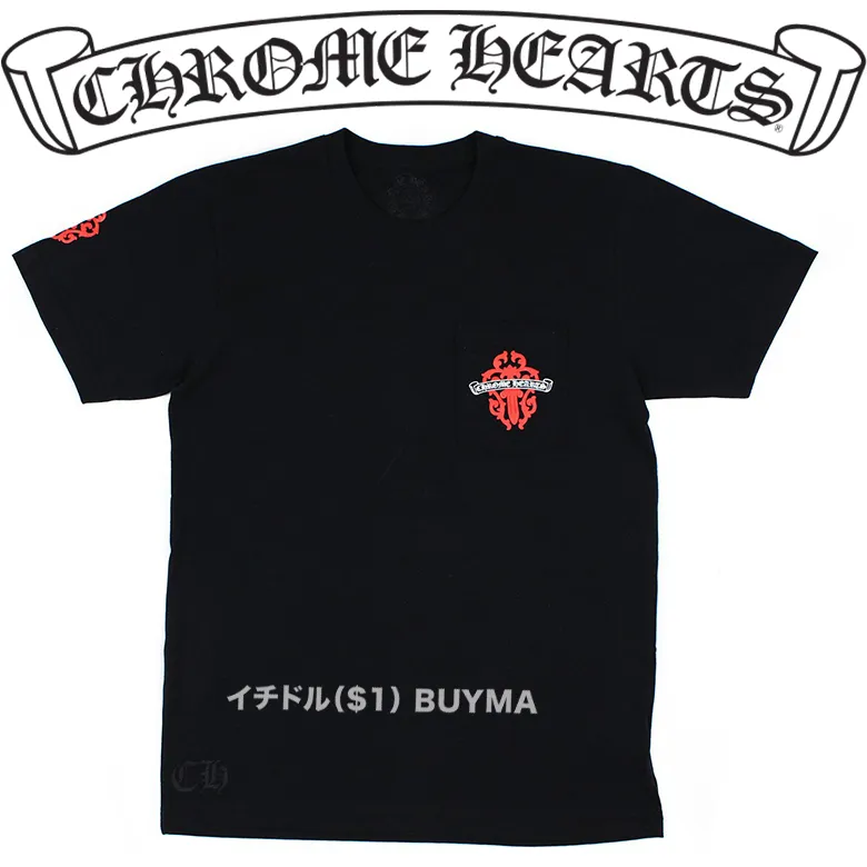 CHROME HEARTS  |Unisex Street Style T-Shirts